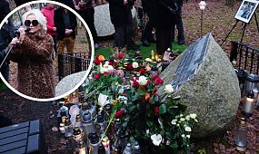 Tłumy na pogrzebie męża Ostrowskiej i jeden gość, którego nikt się nie spodziewał. Dawny skandalista pokazał zupełnie inną twarz