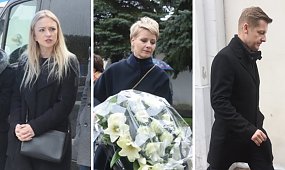 Gdyby żył, dziś skończyłby 99 lat. Tak bliscy żegnali Witolda Pyrkosza [dużo zdjęć]