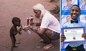 Pamiętacie TEGO chłopca? Um.erał z głodu na ulicy. Jego najnowsze zdjęcie odbiera mowę