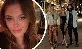 Joanna Opozda frywolnie gra nóżką w Dubaju. Do sieci trafiły kadry z przystojnymi mężczyznami [galeria]