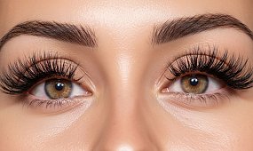 Jak połączyć rzęsy o skręcie M z brązem, by uzyskać efekt Kim Kardashian w wersji Soft?