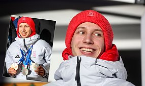 Kacper Tomasiak bez wstydu o gorliwej wierze. Skoczka prowadzi za rękę Anioł Stróż