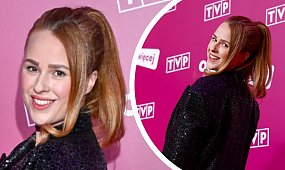 Kaja Paschalska o włos od wpadki. Odważny dekolt, skórzany choker i nieprzyzwoicie krótka mini [galeria]