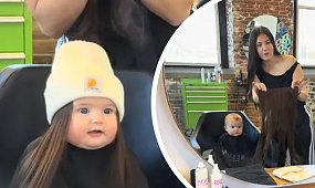 8-miesięczne niemowlę w doczepach? Matka-fryzjerka zaszokowała internet. "Wszystko dla zasięgów" [wideo]