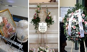 Pogrzeb Bożeny Dykiel. Jeden poruszający szczegół przyciąga wzrok wszystkich. Tak rodzina oddała jej hołd