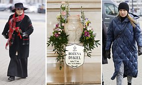 Łzy i przejmująca cisza na pogrzebie Bożeny Dykiel. Tak gwiazdy pożegnały aktorkę [dużo zdjęć]