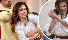 Beata Tadla zaatakowana przez egzotyczne zwierzę na wizji. Gwiazda nie gryzła się w język [wideo]