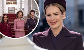 Marta Nawrocka gra nóżką na spotkaniu z królem Szwecji. Toczek to stylowy detal? Ekspert wytyka błąd: "Zbyt dosłownie" [zdjęcia]