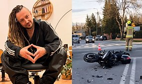 Baron doprowadził do groźnego wypadku? Kiedy zadzwonił telefon, muzyka totalnie odcięło [zdjęcia]