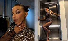 Julia Wieniawa w prześwitującej sukience wygląda jak "salceson"? Artystka walczy o godność, a fani podzieleni