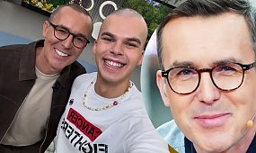 Najmodniejsza fryzura tej wiosny: Maciej Kurzajewski ogolił głowę na żywo. Nie on jeden! Łatwogang wygrywa [wideo]
