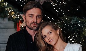 Ależ uroczy widok! Marcin Rogacewicz na spacerze z synkiem. Urocze zdjęcia robią furorę w sieci