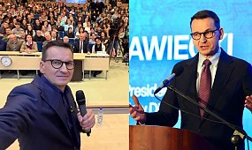 Morawiecki z partią "Rozwój Plus" nokautuje Kaczyńskiego. Stolik w Sejmie wywrócony [sondaż]