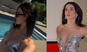 Niemal naga Roksana Węgiel wypina tył w Beverly Hills. Fani grzmią: "Wstydu nie ma" [zdjęcia]