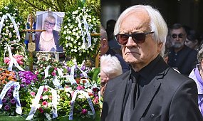 Andrzej Seweryn kompletnie zdruzgotany na pogrzebie Stanisławy Celińskiej. Jego gest odbiera mowę [wideo]
