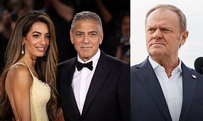 Donald Tusk bryluje w Poznaniu u boku Amal i George'a Clooneyów. Internauci nie mają wątpliwości: "To zdjęcie przejdzie do historii"