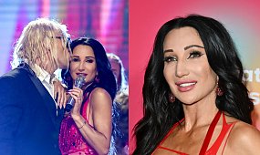Niemal naguśka Justyna Steczkowska wije się na scenie ze Skolimem. Namiętny występ oburzył widzów