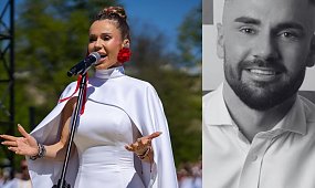 Doda przypięła to do piersi i spojrzała w niebo. Poruszający gest dla Łukasza Litewki uciszył tłum: "Dobro narodowe bez dyskusji" [wideo]