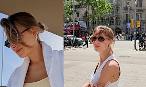Marta Wierzbicka pręży rozgogolone ciało w hiszpańskim słońcu. U jej boku pojawiła się jedna osoba: "Rzadki widok" [zdjęcia]