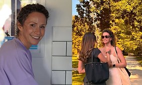 45-letnia Monika Mrozowska obok 23-letniej córki. Fani dopytują o ciążę, gwiazda przerywa milczenie [zdjęcia]