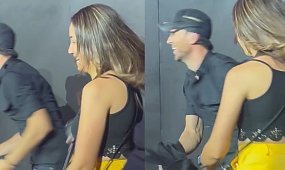 Zapomniał, że ma żonę i czwórkę dzieci? Obłapia i całuje fankę. Internauci: "Co za brak szacunku" [wideo]