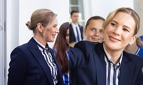 Marta Nawrocka zaskoczyła nietypową stylizacją. Oficjalne spotkanie nagle wymknęło się spod kontroli