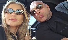 Dominik z "Gogglebox" pokazał żonę w prześwitującym komplecie. Sam nie mógł wyjść z podziwu: "Kochanie, przegięłaś" [zdjęcia]