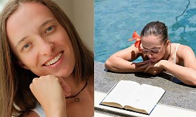 Iga Świątek w bikini na rajskich wakacjach. Fani widzą jeden szczegół: "Zasłużony reset" [zdjęcia]