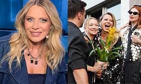 Maria Sadowska świętuje 50. urodziny w mikroskopijnej mini. Fani patrzą tylko na jedno: "Co to za koszmarek?" [zdjęcia]