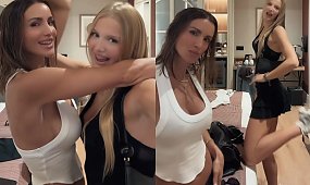 Sara Boruc szaleje z 16-letnią córką przed koncertem Kanye Westa. Czy Amelia to wykapana mama? [wideo]