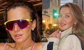 Anna Lewandowska w wyciętym opalaczu eksponuje perfekcyjną figurę. Pokazała też, jak trenuje w mikrospodenkach [zdjęcie, wideo]