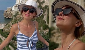 Joanna Moro wypięła rozgogolone ciało we Włoszech. Fani patrzą tylko na ten jeden szczegół [zdjęcie]