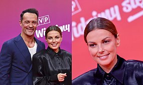 Katarzyna Glinka w mikroskopijnej mini śle uśmiechy na czerwonym dywanie. Jeden szczegół przyciąga wzrok: "Klasa sama w sobie" [zdjęcia]