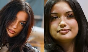 Dawno niewidziana Viki Gabor zaskoczyła nietuzinkowym strojem. W hangarze wdzięczyła się przy samolocie [zdjęcia]