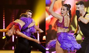 Joanna Jędrzejczyk wypięła się w jive'ie u boku szwagra. Iwona Pavlović z zachwytu zrobiła coś niewiarygodnego [wideo]