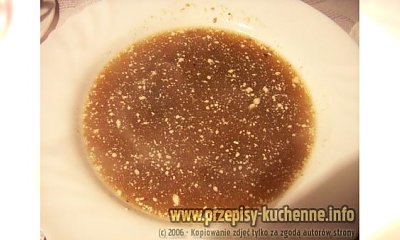 Wigilijna zupa grzybowa