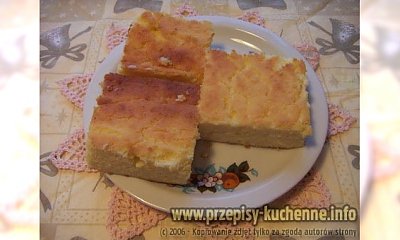 Sernik bez spodu