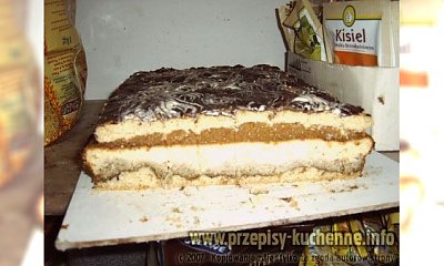 Placek orzechowo - serowo - jabłkowy