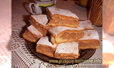 Placek z jabłkami Ewy