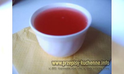 Kompot z rabarbarem
