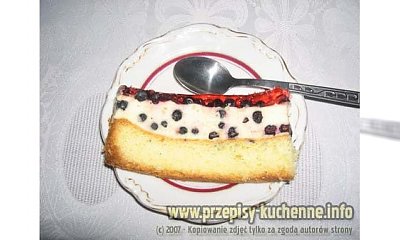 Biszkopt z borówkami