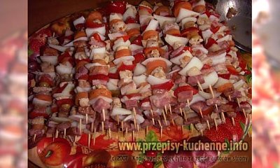 Szaszłyki z piersi kurczaka