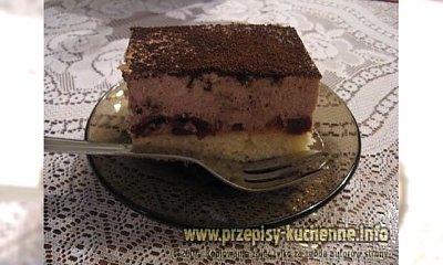 Placek z bitą śmietaną
