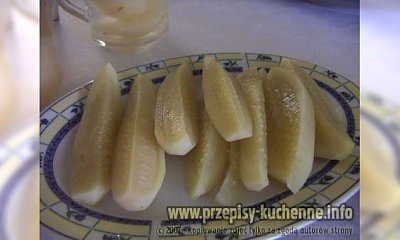 Ogórki w zalewie musztardowej