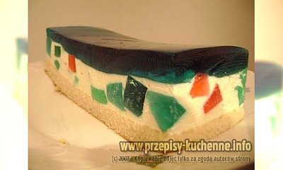 Wspaniały sernik na zimno na zielono