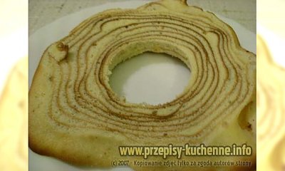Sękacz z piekarnika