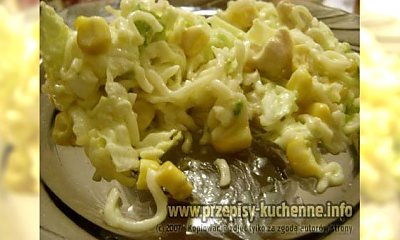 Sałatka z zupki chińskiej