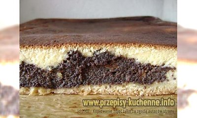Placek serowy z makiem