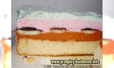 Placek z kremem z soku Kubuś