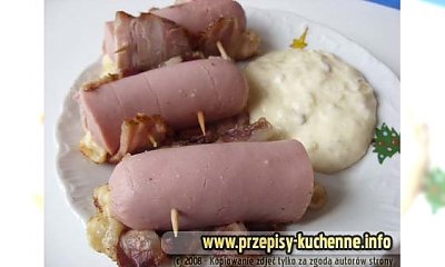 Wspaniałe parówki z boczkiem